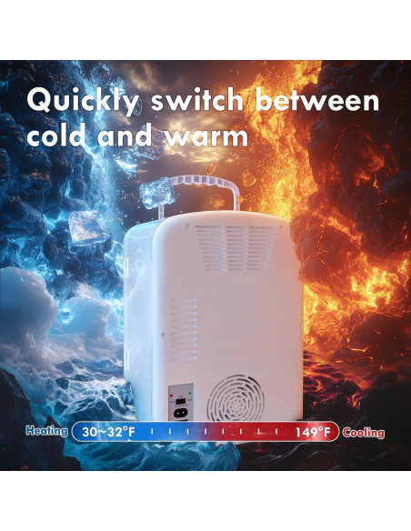 Mini Nevera Portátil COYCYQI 9L Doble Voltaje 110V/12V Mini Nevera Portátil COYCYQI 9L Doble Voltaje 110V/12V