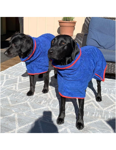 Abrigo Secador para Perros HhiMyOct - Toalla Microfibra Absorbente Abrigo Secador para Perros HhiMyOct - Toalla Microfibra Absorbente