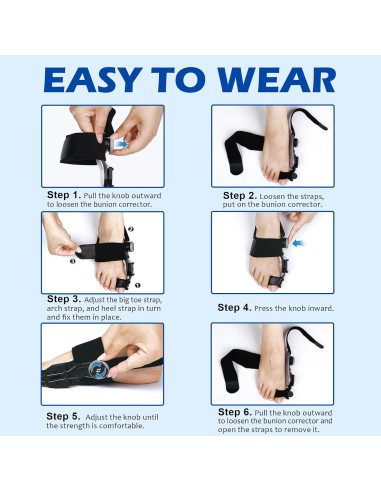 Corrector de Juanetes ROCK TAKIN Ajustable Unisex con Almohadilla