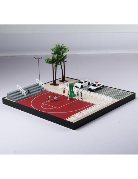 Diorama Cancha Baloncesto Escala 1/64 LED - Scenpoch Diorama Cancha Baloncesto Escala 1/64 LED - Scenpoch