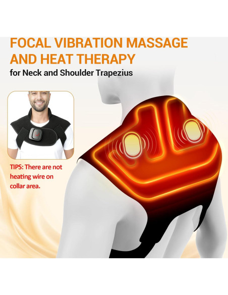 Almohadilla Térmica Inalámbrica Comfytemp para Cuello y Hombros Almohadilla Térmica Inalámbrica Comfytemp para Cuello y Hombros