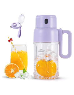Licuadora Portátil MIXIDO 34oz Inalámbrica Libre de BPA Púrpura