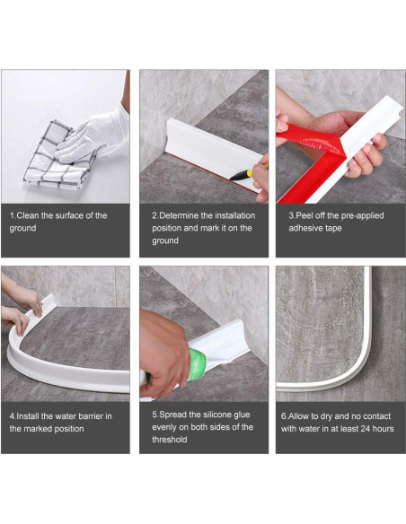 Dique de Agua Plegable Ynotus 99cm x 3.8cm x 3.8cm Blanco Dique de Agua Plegable Ynotus 99cm x 3.8cm x 3.8cm Blanco