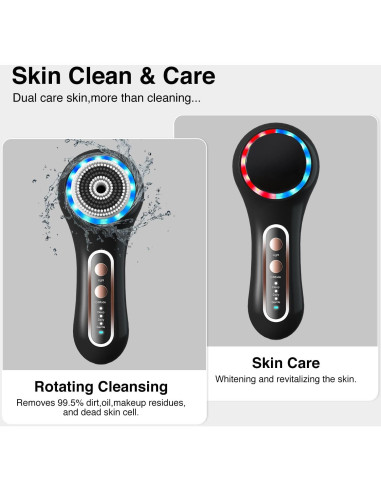 Exfoliador Facial Eléctrico UMICKOO IPX7 5 Cabezas Recargable