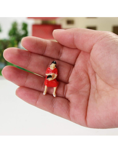 Figuras Sentadas en Miniatura 50pcs Escala 1:50 evemodel