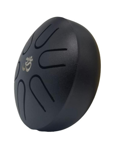 Tambor de Lengua de Acero Yahpetes 9.5 cm 6 Notas C Negro