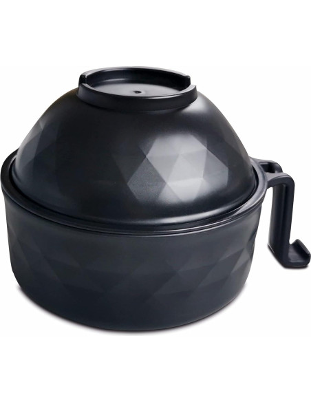 Juego de Tazones para Ramen Layron 1000ml con Palillos Negro Juego de Tazones para Ramen Layron 1000ml con Palillos Negro