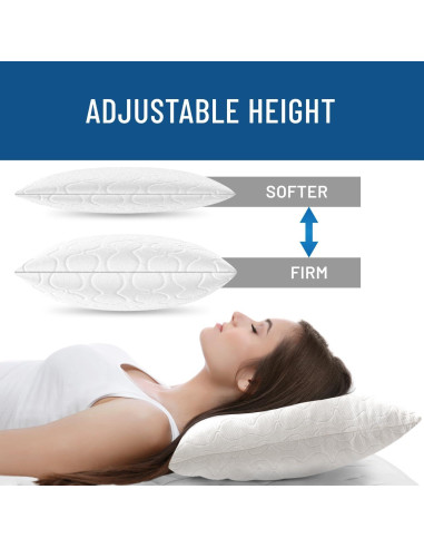Almohada Ajustable Espuma Viscoelástica Everlasting Comfort Reina