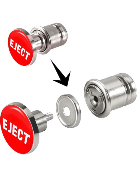 Encendedor de Cigarrillos AUCELI EJECT 12V Aluminio Rojo Encendedor de Cigarrillos AUCELI EJECT 12V Aluminio Rojo