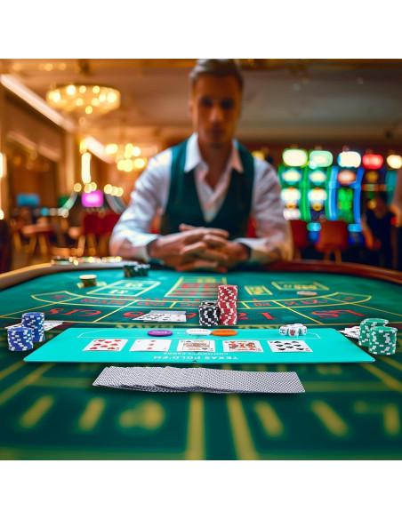 Juego de Póker GOTHINK 100 Fichas Profesionales + Cartas Juego de Póker GOTHINK 100 Fichas Profesionales + Cartas