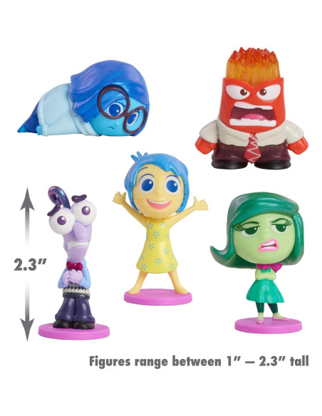 Conjunto de Figuras Disney Pixar Dentro de Mí 2 - 5 Emociones Conjunto de Figuras Disney Pixar Dentro de Mí 2 - 5 Emociones