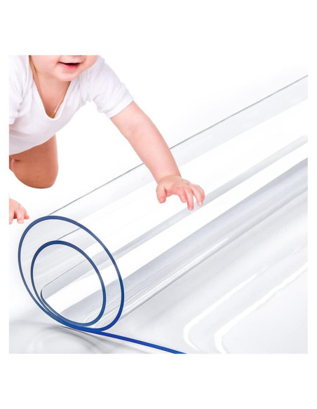 Protector de Mesa Transparente RostiKong 36x61 cm Vinilo Antirayaduras Protector de Mesa Transparente RostiKong 36x61 cm Vinilo Antirayaduras