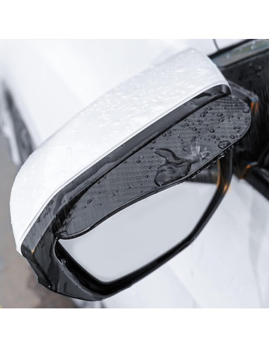 Protectores de Visera de Lluvia Blilo para Espejos Laterales - Negro