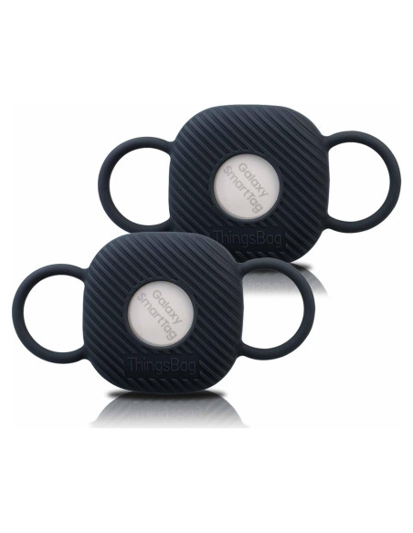 Soporte de Collar de Silicona ThingsBag para SmartTag y Tile Mate - 2 Paquete Soporte de Collar de Silicona ThingsBag para SmartTag y Tile Mate - 2 Paquete