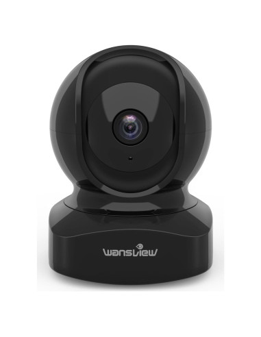 Cámara de Seguridad Wansview Q5 2K WiFi Interior 360 Negro