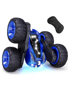 Coche RC Acrobático Tecnock 4WD USB-C 360 Azul Estelar