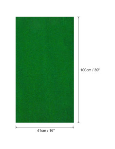 Alfombra de Césped Artificial MECCANIXITY 41x100 cm Verde Oscuro 2