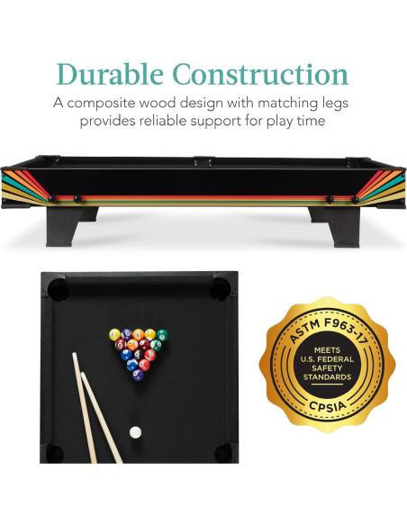 Mesa de Billar 101.6 cm Mejor Opción Productos con Accesorios Mesa de Billar 101.6 cm Mejor Opción Productos con Accesorios