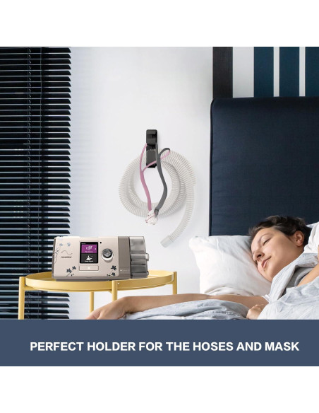 Soporte para Manguera CPAP Akiopey con Gancho Antideslizante Soporte para Manguera CPAP Akiopey con Gancho Antideslizante