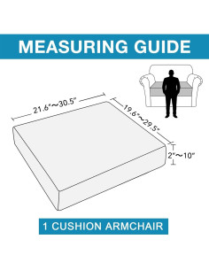 Funda de Cojín de Asiento Flamingo P Beige Biscotti 1 Unidad 2