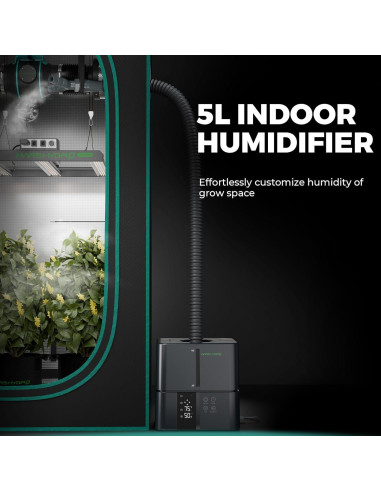 Humidificador de Plantas Mars Hydro 5L con Temporizador y Control Remoto