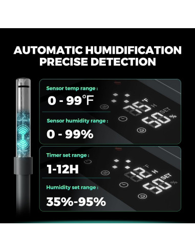 Humidificador de Plantas Mars Hydro 5L con Temporizador y Control Remoto