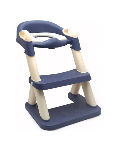 Silla de Entrenamiento para Baño HTTMT Azul con Escalera Ajustable