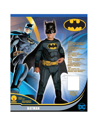 Disfraz de Batman para Niños Rubies - Pequeño, Licenciado DC Comics