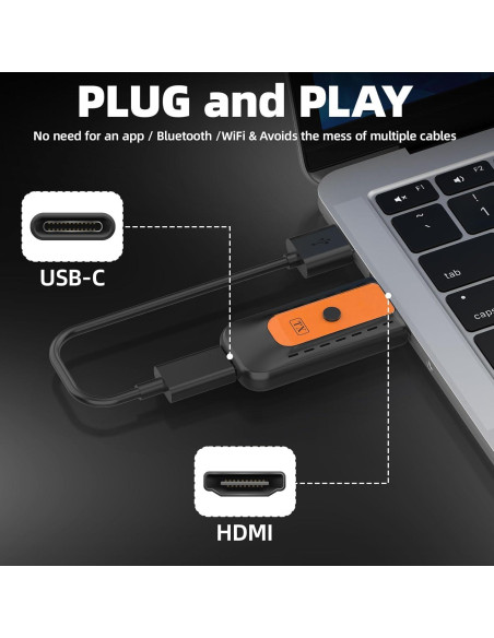 Transmisor y Receptor HDMI Inalámbrico NETSYTE 4K 30m Transmisor y Receptor HDMI Inalámbrico NETSYTE 4K 30m