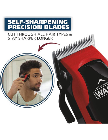 Cortadora de Cabello Wahl Clip 'N Trim 2 en 1 con Recortadora