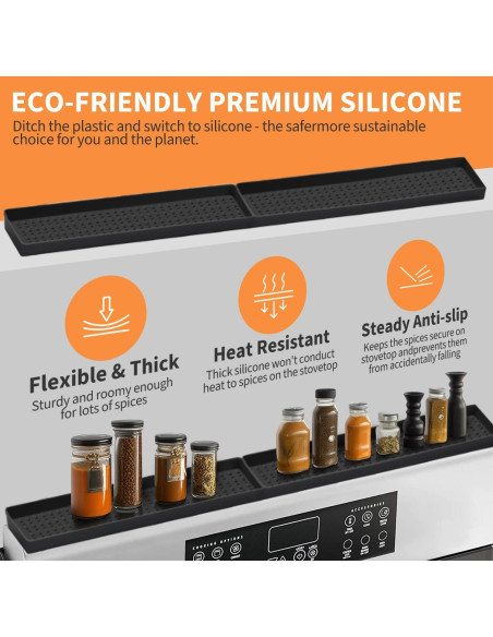 Estante Magnético BFONS 76 cm para Especias de Cocina Estante Magnético BFONS 76 cm para Especias de Cocina
