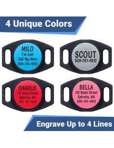 Soporte para collar de perro AirTag GoTags - Personalizado Pequeño 2