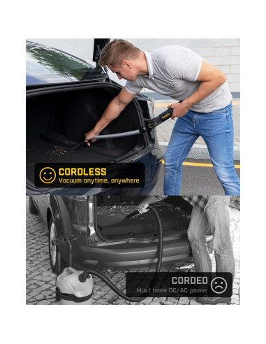 Aspiradora de Coche Inalámbrica Fanttik V8 Mate 12000Pa