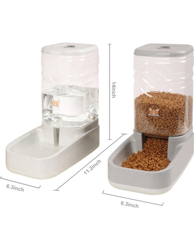 Comedero Automático Elevon 3.8L para Gatos y Perros