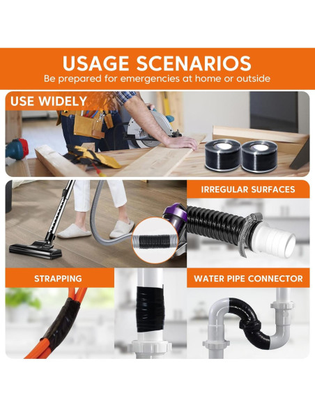 Cinta de Silicona Autoadhesiva Golesh 2.54cm x 3.05m Negra Cinta de Silicona Autoadhesiva Golesh 2.54cm x 3.05m Negra