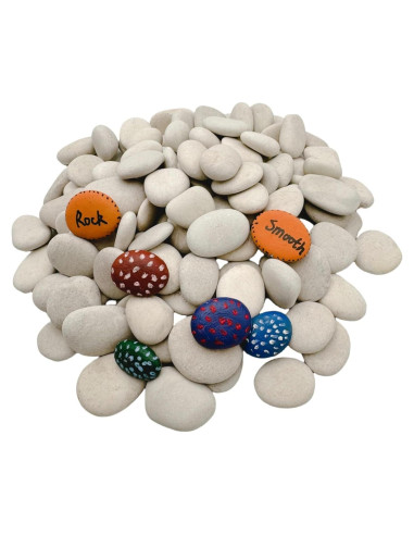 Piedras Blancas para Pintar Lifetop 1LB - Artes y Manualidades