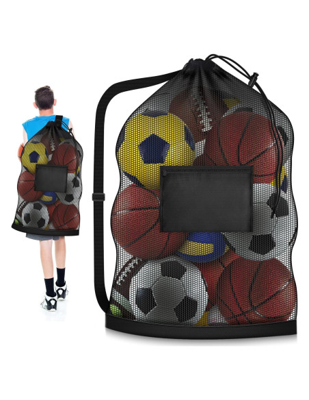 Bolsa de Balones Hoiny Extra Grande 101.6x76.2 cm Malla Bolsa de Balones Hoiny Extra Grande 101.6x76.2 cm Malla