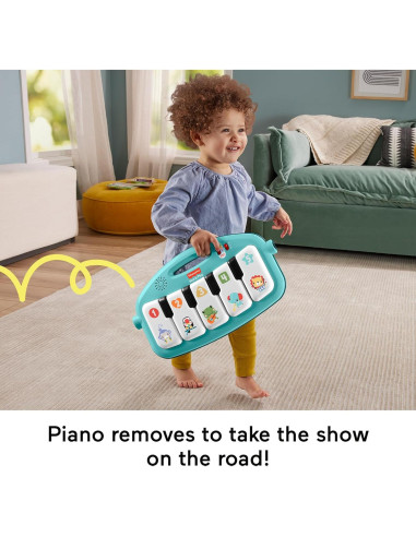 Gimnasio Musical para Bebés Fisher-Price Kick & Play Azul
