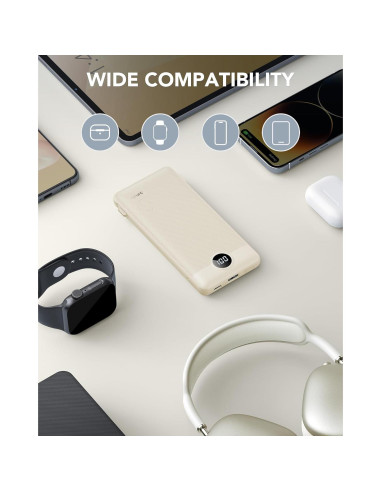 Cargador Portátil 10000mAh Dong guan USB-C con Enchufe AC