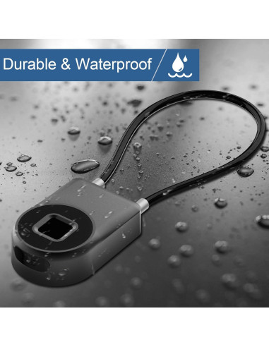 Candado Inteligente Biométrico Dhiedas P2BF 9.14 cm Bluetooth
