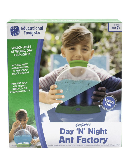 Fábrica de Hormigas Educational Insights 5144 con LED y gel Fábrica de Hormigas Educational Insights 5144 con LED y gel