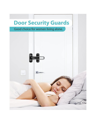 Cerradura de Barra Oscilante CRANACH Negra - Seguridad para Puertas