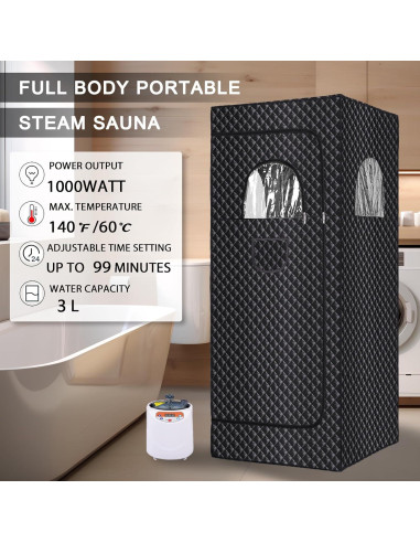 Sauna Portátil Cofute Modelo XY-ZZ11 3L Control Remoto