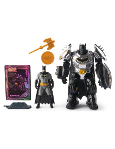 Figura de Acción Batman Metal Force 15 cm con Mini Figura 10 cm