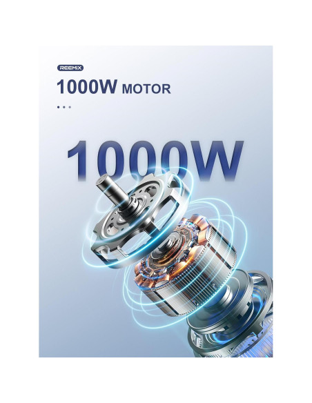Batidora de Inmersión Reemix 5 en 1 1000W Acero Inoxidable Batidora de Inmersión Reemix 5 en 1 1000W Acero Inoxidable