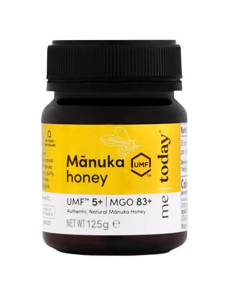 Miel de Manuka Cruda Me Today UMF 5+ MGO 83+ 125g Miel de Manuka Cruda Me Today UMF 5+ MGO 83+ 125g