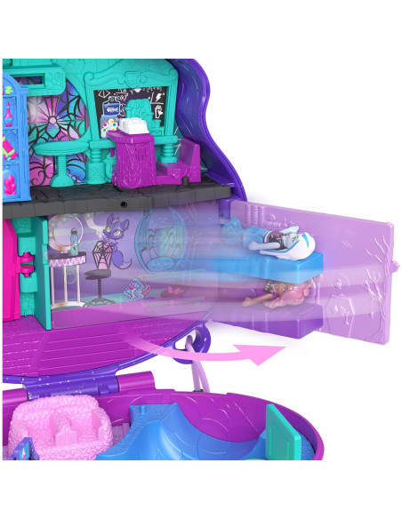 Juego Polly Pocket Monster High con 3 muñecas y 10 accesorios Juego Polly Pocket Monster High con 3 muñecas y 10 accesorios