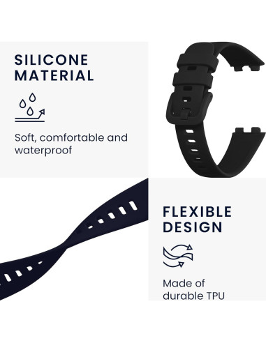 Correas de Silicona KW-Commerce para Huawei Band 10/9/8 - 2 Piezas