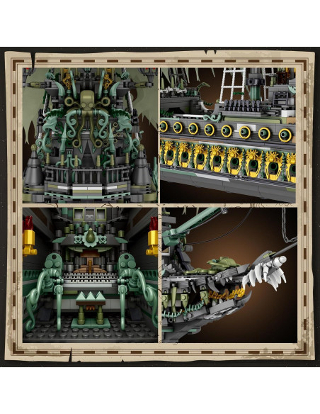 Conjunto de Construcción Barco Pirata JMBricklayer 5865 Piezas Conjunto de Construcción Barco Pirata JMBricklayer 5865 Piezas