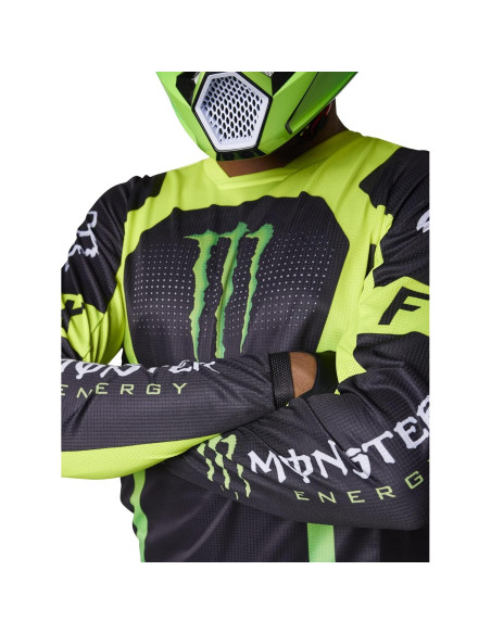 Jersey de Motocross Fox Racing 180 Monster Hombre Negro Jersey de Motocross Fox Racing 180 Monster Hombre Negro